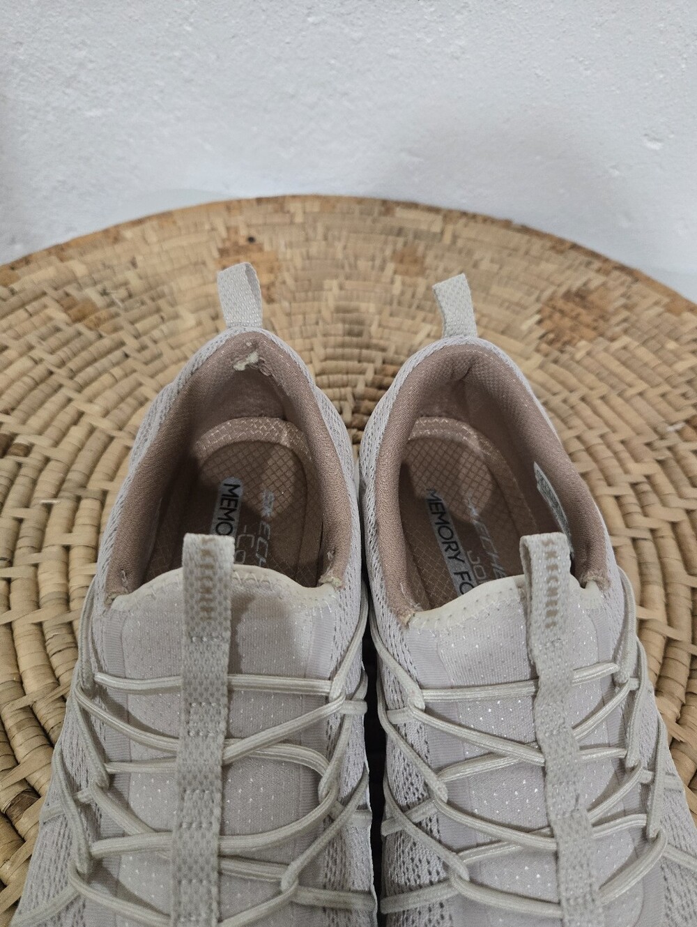 Skeckers Taupe Slip On Sneakers 8 - Picture 6 of 8